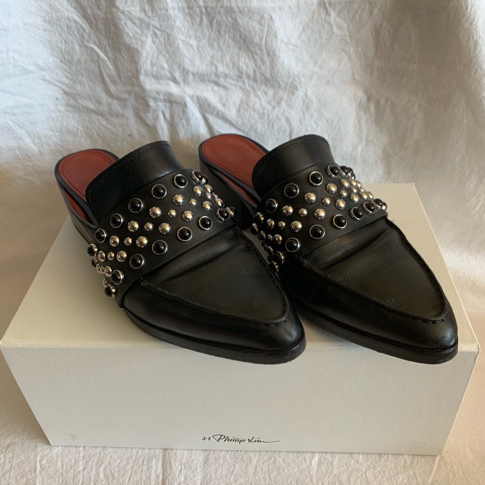 3.1 Phillip Lim Leather Mule Sz 8.5 - Picture 4 of 8